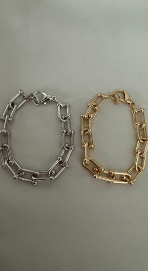 Tiffany Modeli Gold Renk Bileklik