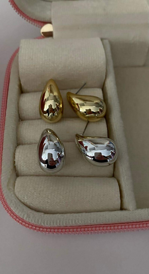 Bttega Modeli Damla Küpe Orta Boy 