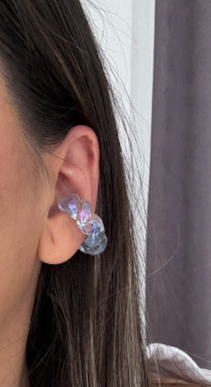 Burgu Neon Mavi Renkli Earcuff (Kıkırdak Küpesi)