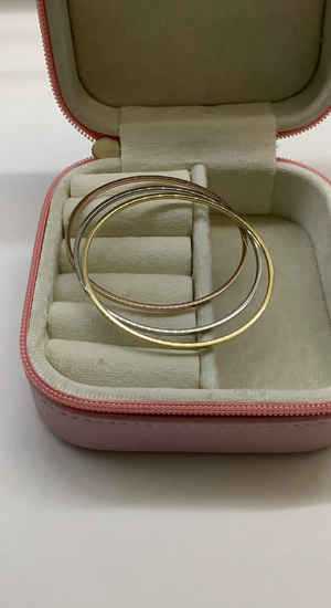 Çelik Ajda Modeli Üçlü  Bilezik 3 Renkli