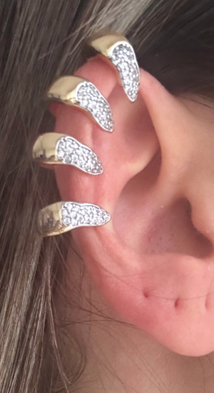 Özel Seri Taşlı Earcuff (Kıkırdak Küpesi)