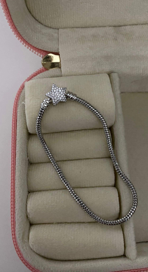 Pandora Modeli Taşlı Yıldız Charm Bileklik