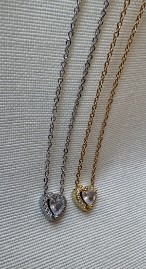 Pndr Modeli Beyaz Taşlı Kolye