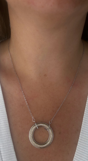 Pndra Modeli Taşlı Kolye