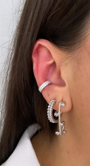 Taşlı 3lü Set Küpe