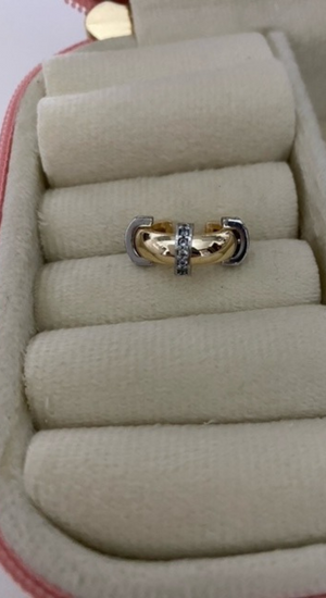 Taşlı Halka Earcuff (Kıkırdak Küpesi)