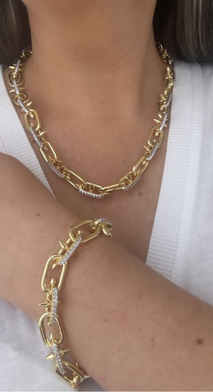 Tffny Modeli Taşlı Bileklik