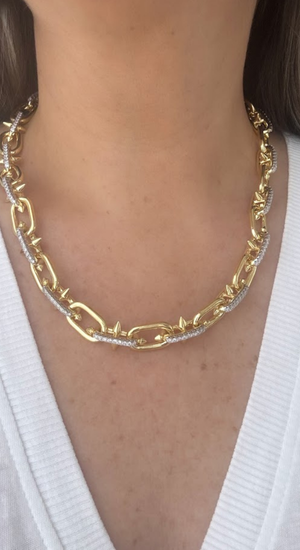 Tffny Modeli Taşlı Kolye