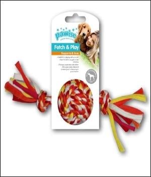 Pawise Renkli 2 Düğümlü İp Top Köpek Oyuncağı 20 Cm