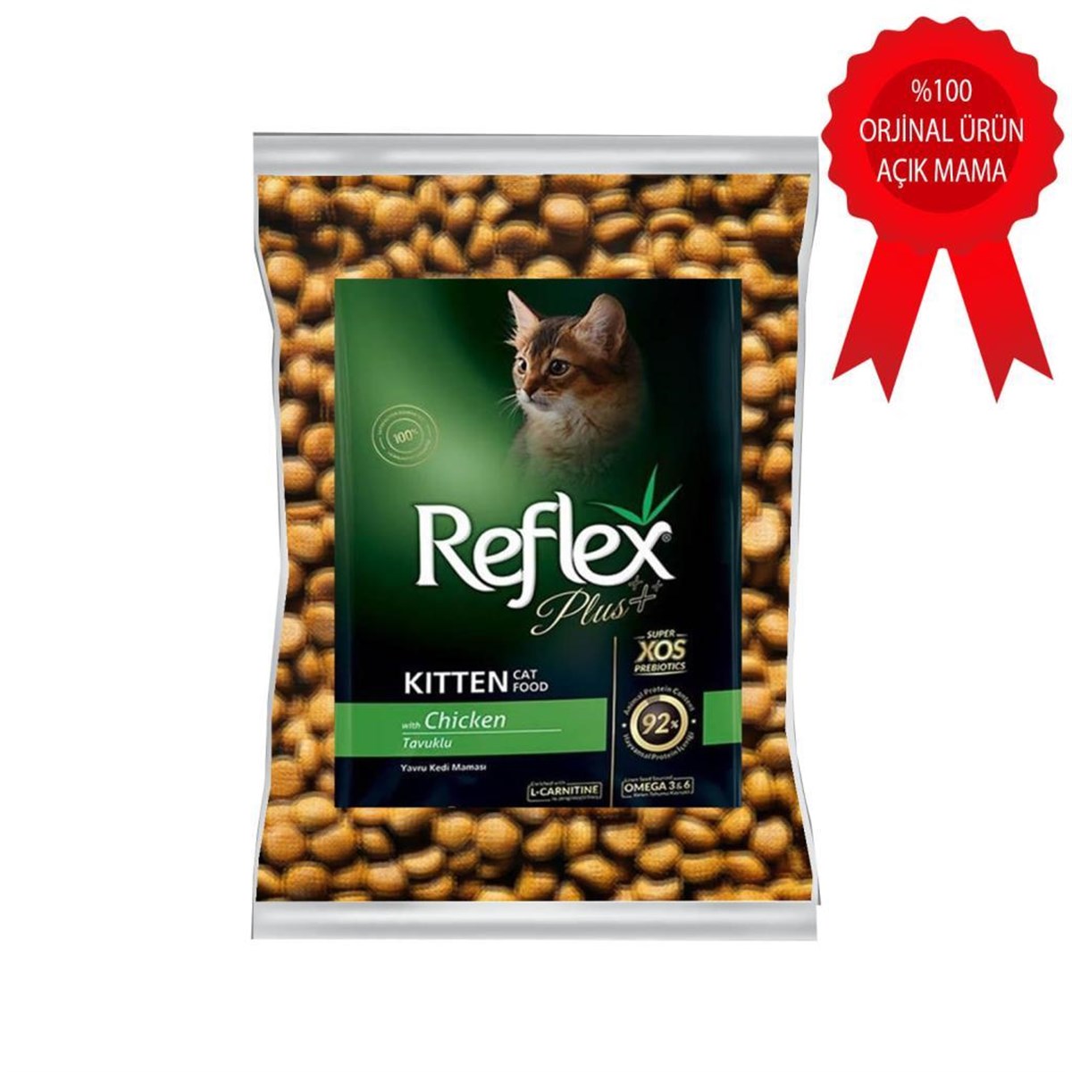 Reflex Plus Kitten Tavuk Etli Yavru Kedi Maması Açık Mama 4 kg