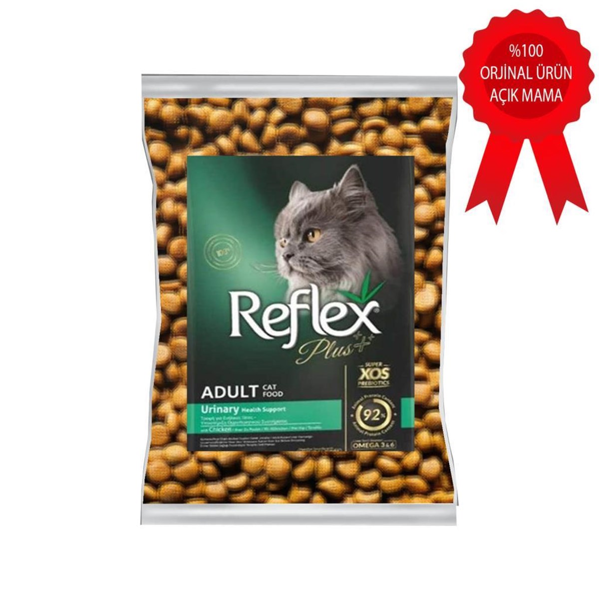 Reflex Plus Urinary Tavuklu Kedi Maması Açık Mama 2 Kg