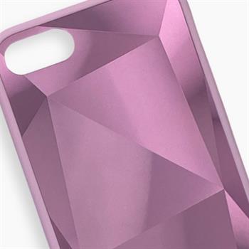 Iphone SE Aynalı Prizma Kılıf - Pembe