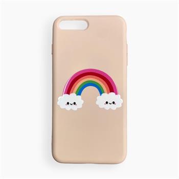 Iphone SE Desenli Nano Silikon Kılıf - Bulut 