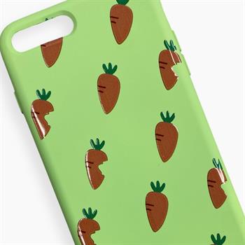 Iphone SE Desenli Nano Silikon Kılıf - Havuç 