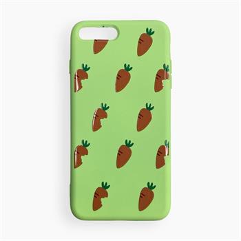 Iphone SE Desenli Nano Silikon Kılıf - Havuç 