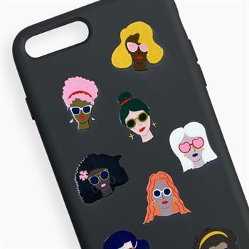 Iphone SE Desenli Nano Silikon Kılıf - Kızlar