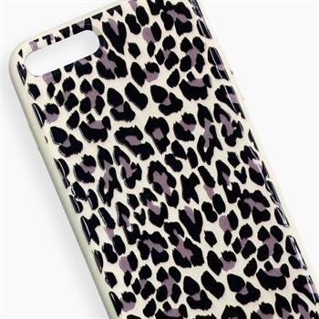 Iphone SE Desenli Nano Silikon Kılıf - Leopar