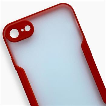 Iphone SE Platin Silikon Kılıf - Kırmızı 