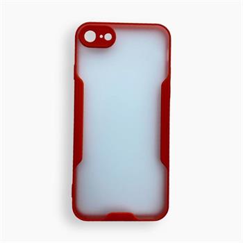 Iphone SE Platin Silikon Kılıf - Kırmızı 