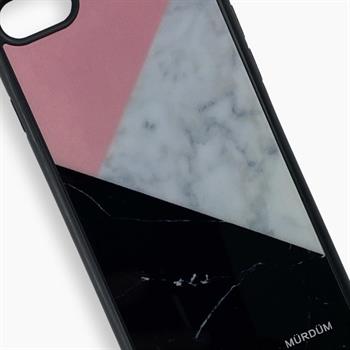 Iphone SE Renkli Mermer Desenli Kılıf