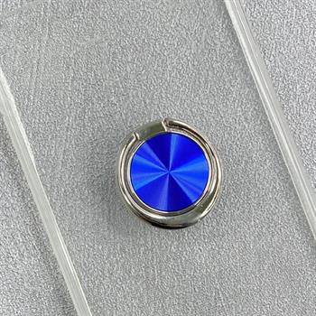 Iphone SE Yüzüklü Şeffaf Kılıf - Mavi 