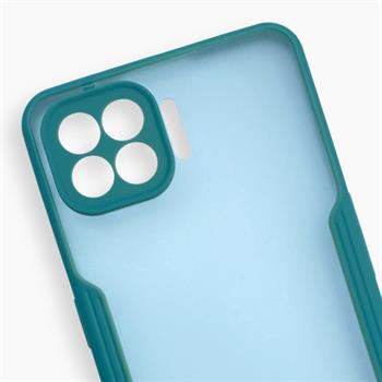 Oppo Reno 4 Lite Platin Silikon Kılıf - Yeşil