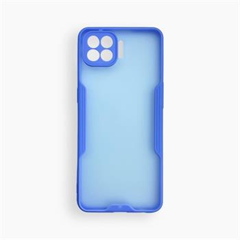 Oppo Reno 4 Lite Platin Silikon Kılıf - Lila