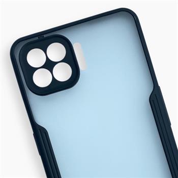 Oppo Reno 4 Lite Platin Silikon Kılıf - Siyah