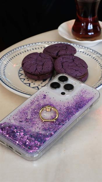 Samsung S4 Yüzüklü Viva Kılıf - Mor