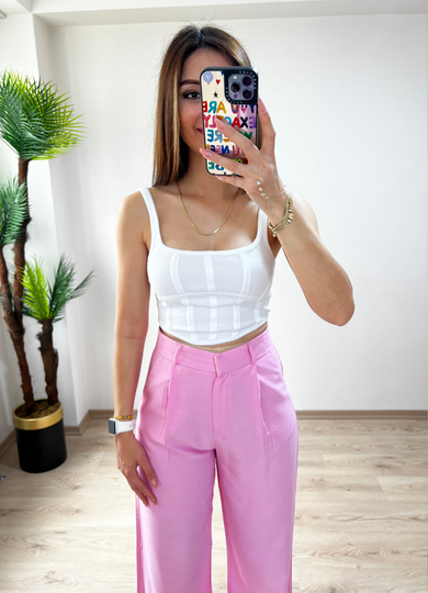 Dlvn Fermuarlı Crop
