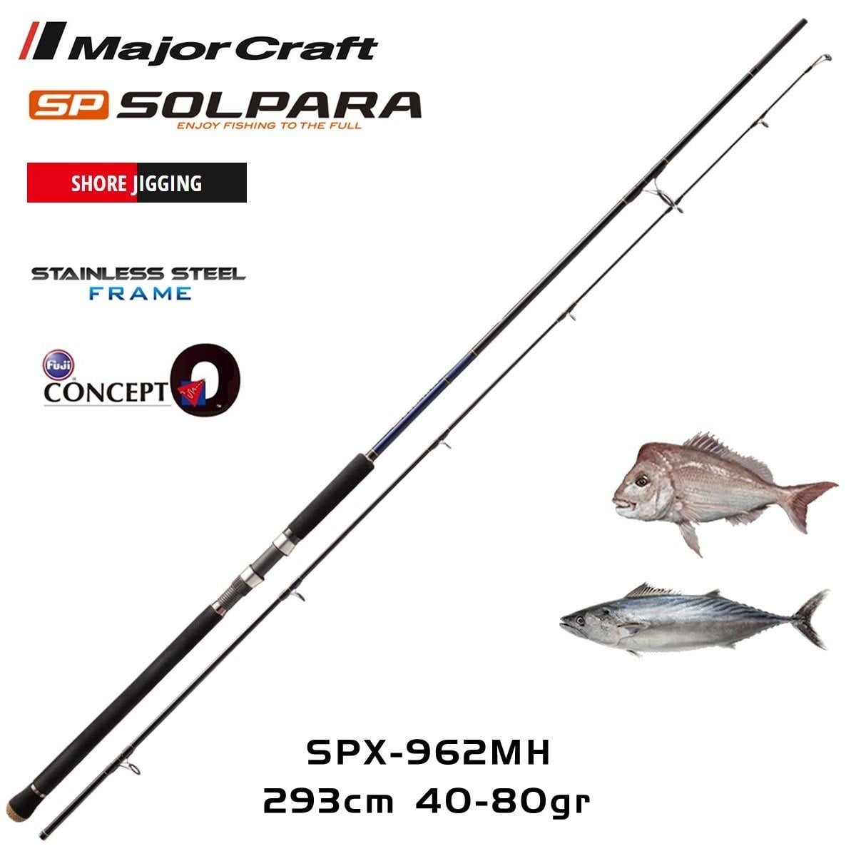  Major Craft Solpara SPX-962MH 293cm 40-80gr (2P) Shore Jigging Kamış 