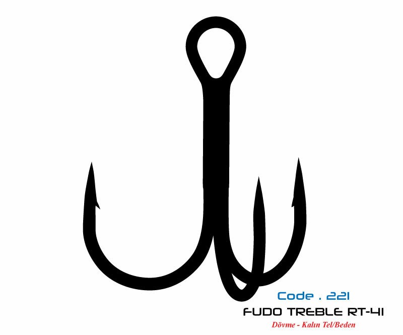 2218 FUDO TREBLE RT-41 #2 GALVANİZ 4P