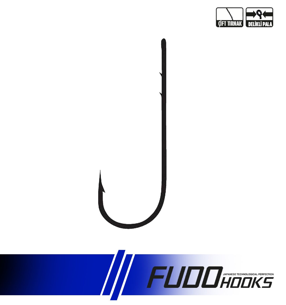 6101 FUDO WORM SSB #3 BLACK NIKEL 8P