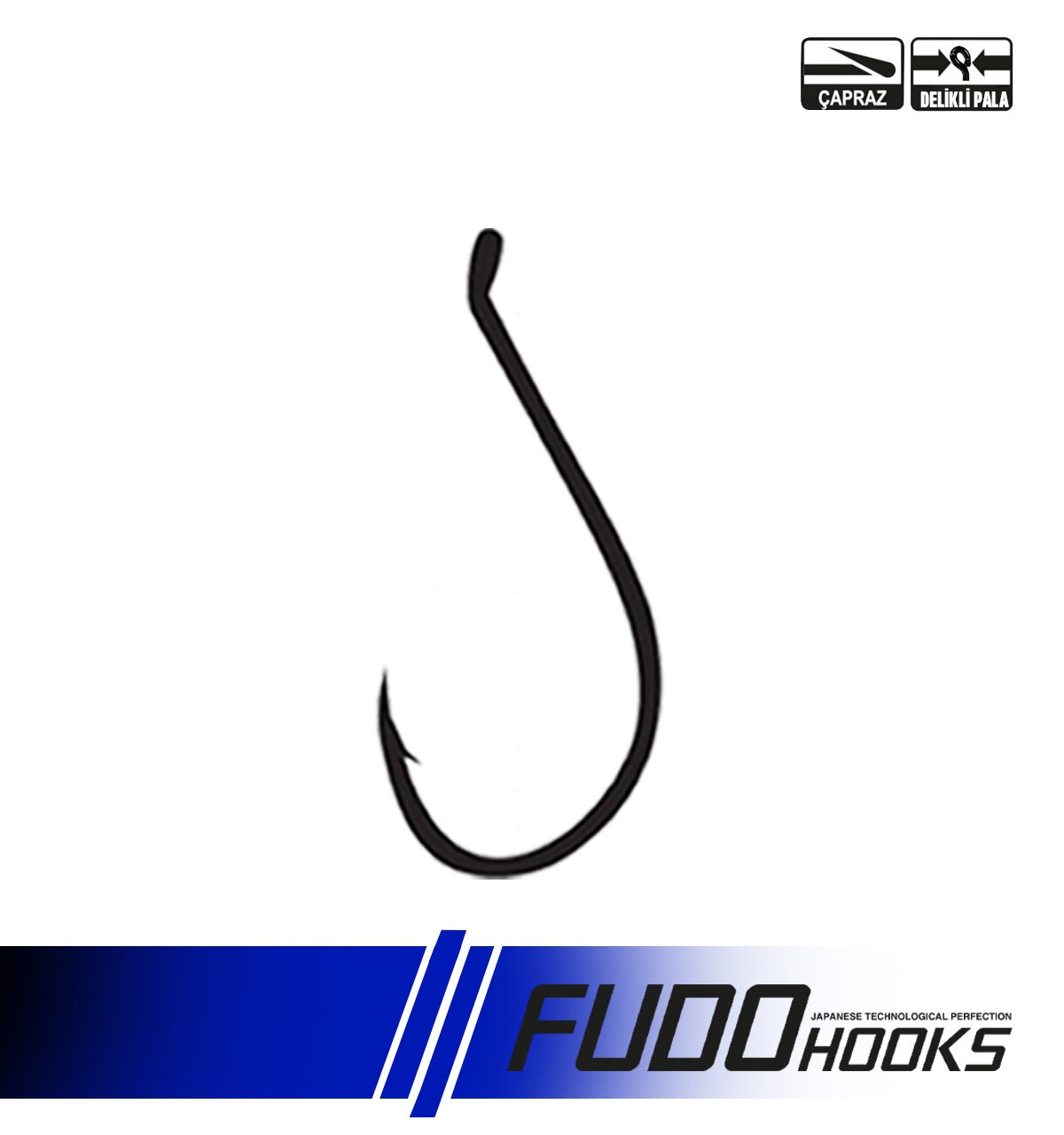 6301 FUDO BEAK #5/0 BLACK NIKEL 4P