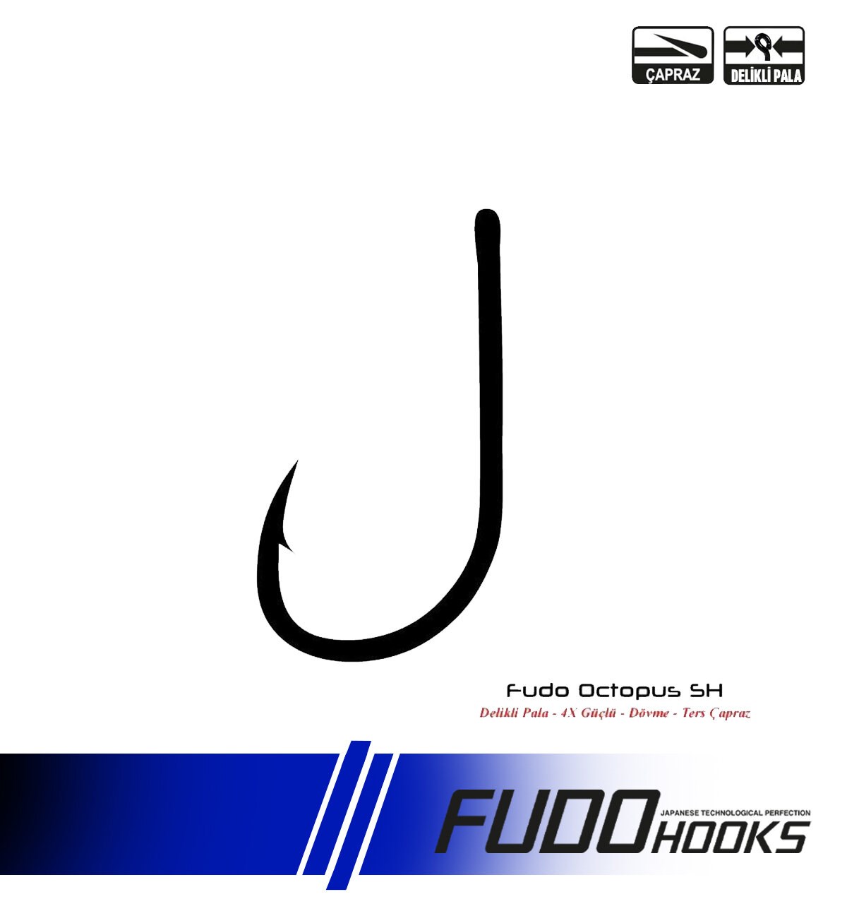 7001 FUDO OCTOPUS SH #3/0 BLACK NIKEL 5P