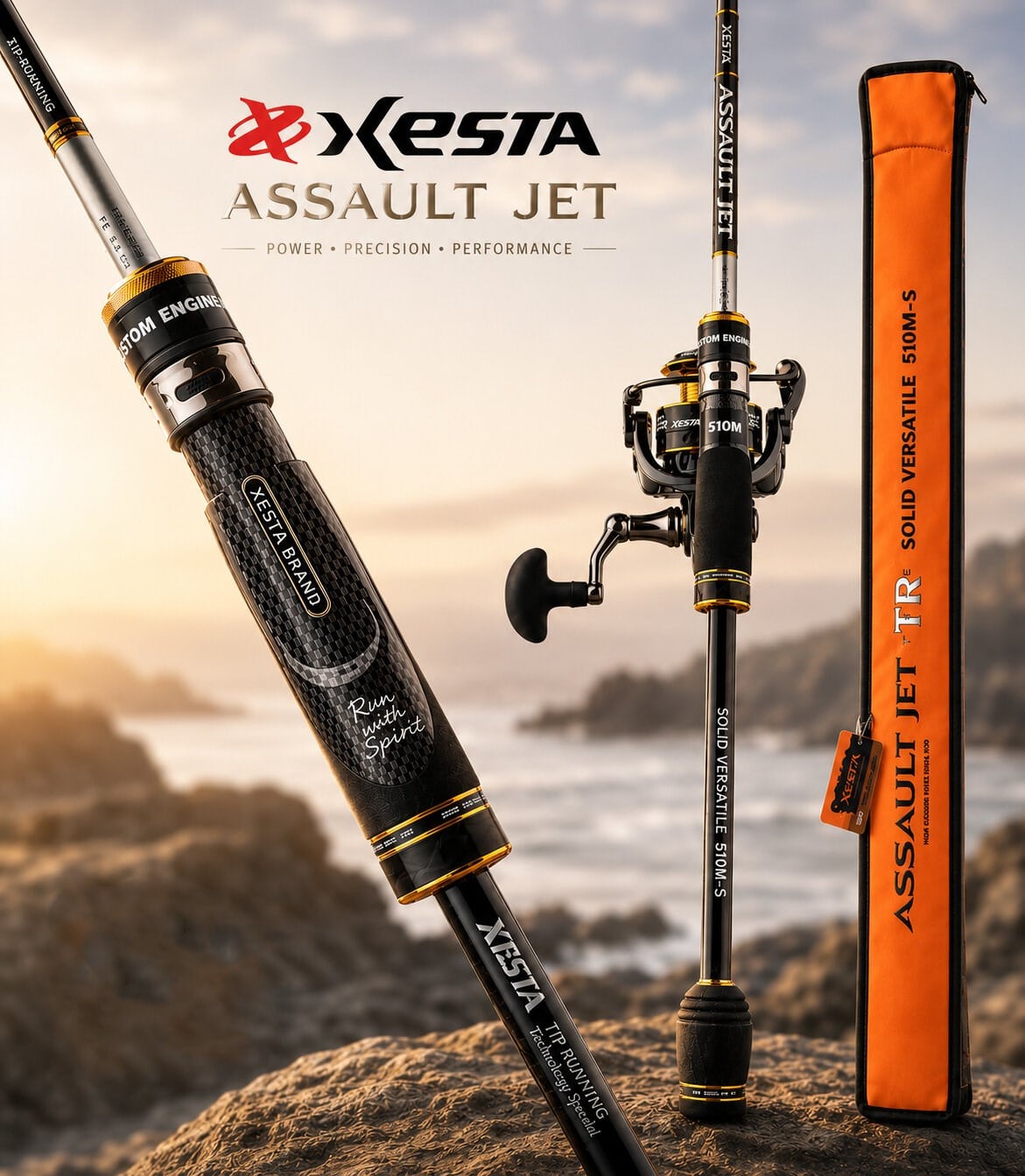 ASSAULT JET TYPE TR ST510M-S SOLID VERSATILE 1.78M MAX100 #0.4-1.2