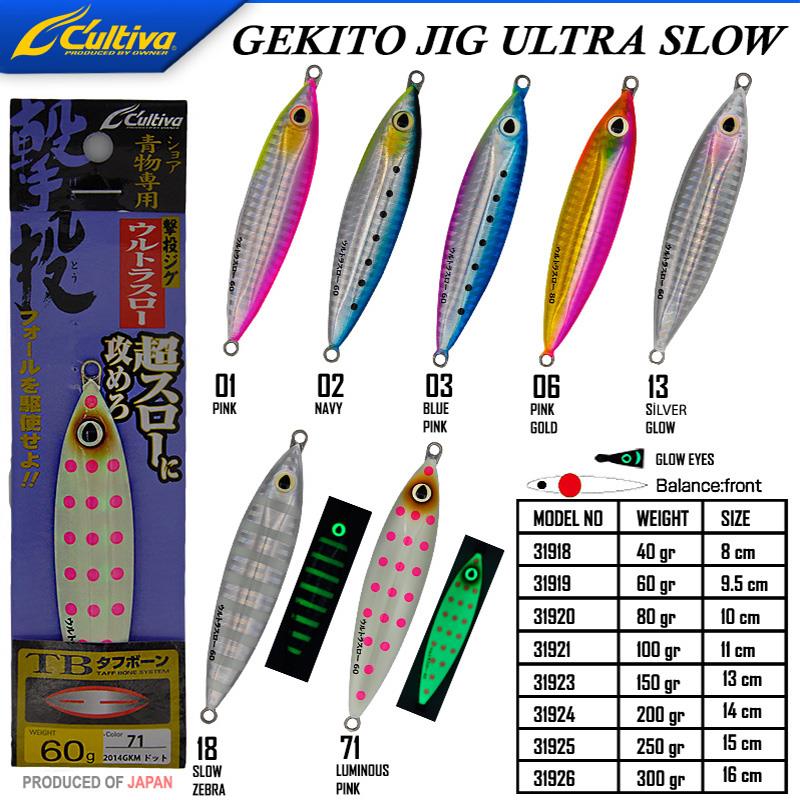 Cultiva  31922 Gekito Jig Ultra Slow 120g 12.0cm