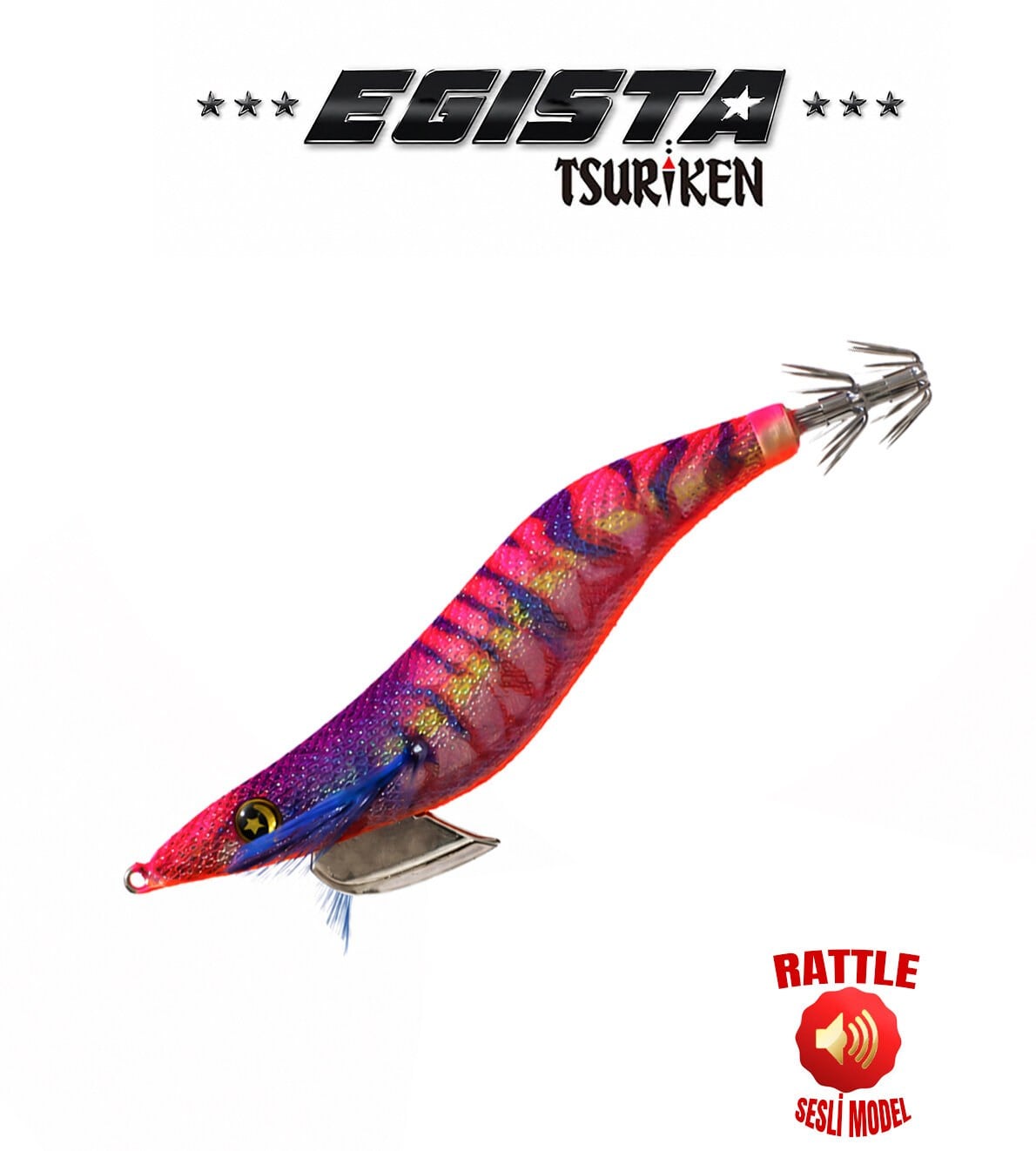 EGISTA RATTLE SHALLOW 3.5 KALAMAR ZOKASI 20G UV PINK