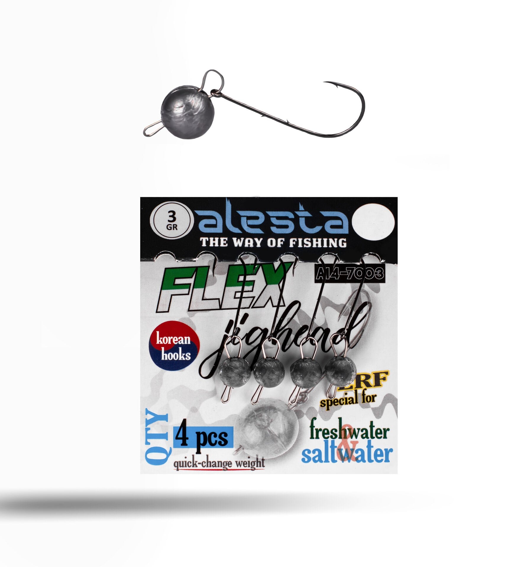 FLEX JIGHEAD HAM 4P 3G