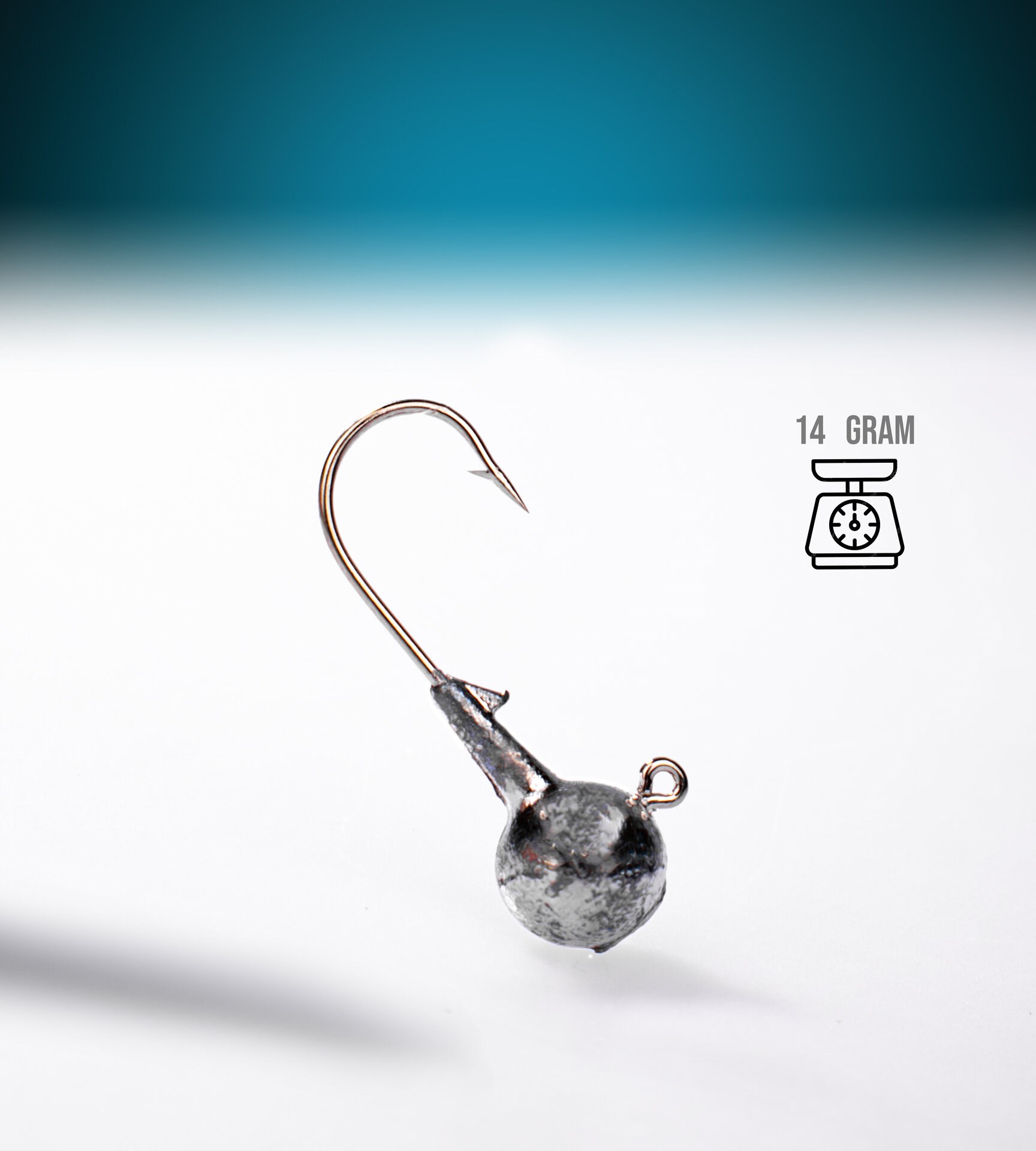 JIGHEAD TOP KAFA 14G 2500-3/0 GÜMÜŞ 25P