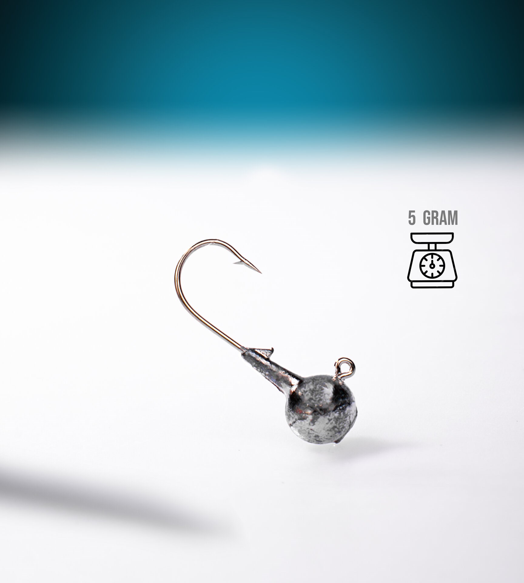 JIGHEAD TOP KAFA 5G 2500-1/0 GÜMÜŞ 25P