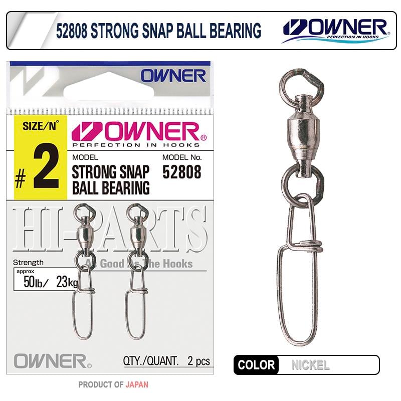 Owner 52808 Strong Snap Ball Bearing Rapala Klipsi