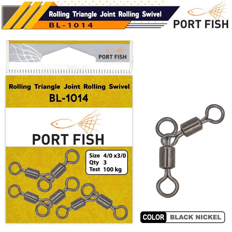 Portfish BL-1014 İkili Parakete Fırdöndü (4/0 - 3/0)