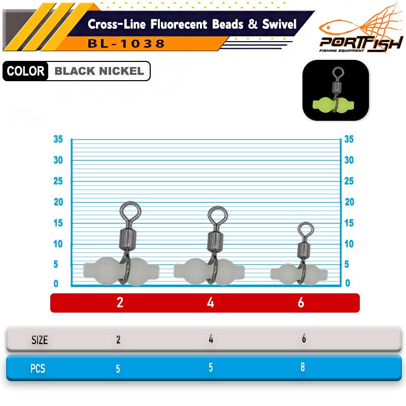 Portfish BL-1038 Üçlü Fosforlu Gezer Fırdöndü
