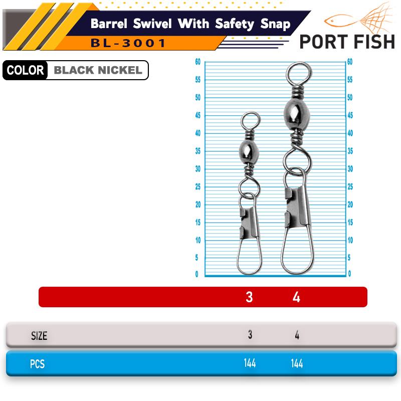 Portfish BL-3001 Klips 144 Lü