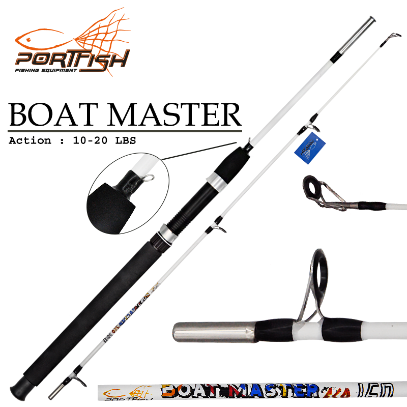 Portfish Boat Master Eco Tekne Kamışı 135 cm  10 -20 Lbs  - Beyaz