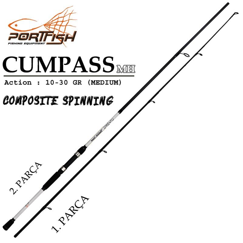Portfish Cumpass Kamış 240 cm (Yedek Parça)