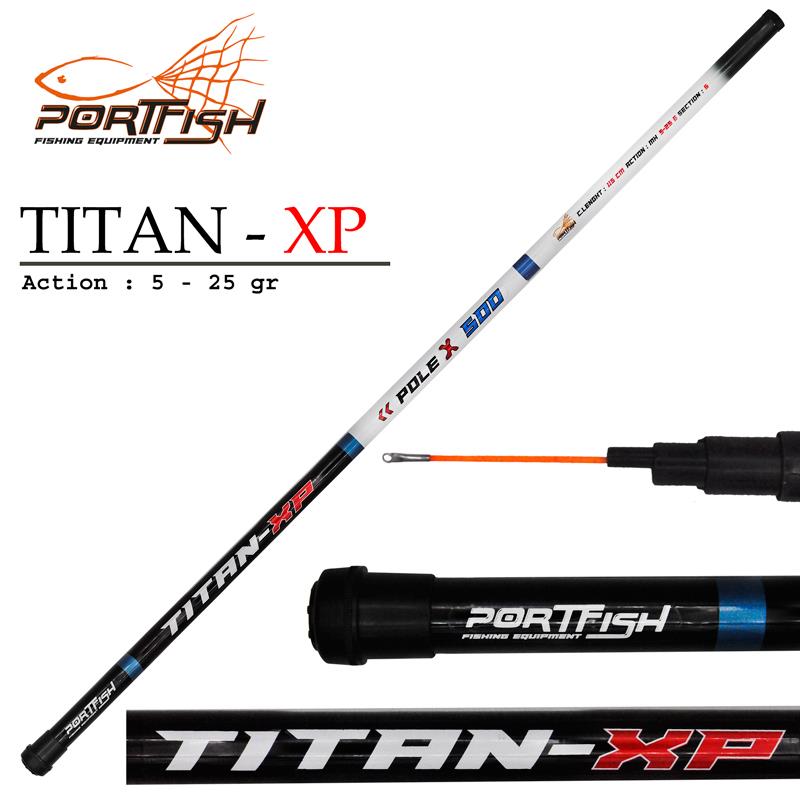 Portfish Titan-Xp  Göl Kamışı 500 cm 5-25 gr