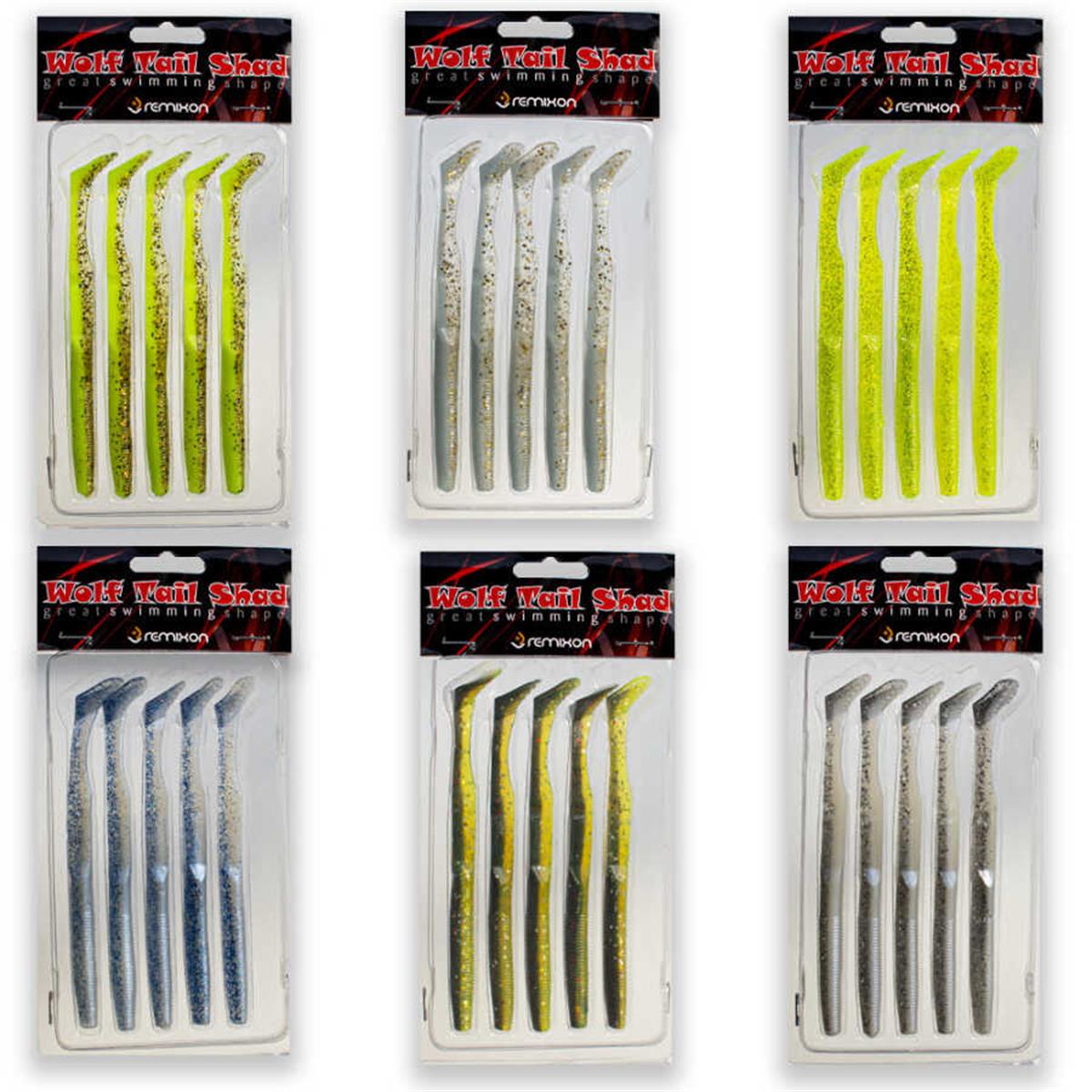 Remixon Wolf Tail Shad 12.5cm (5 Adet)