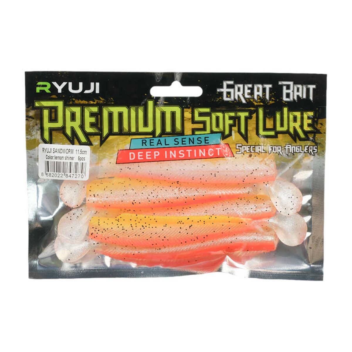 Ryuji Sandworm 11.5cm 12gr Silikon Yem (5 Adet)
